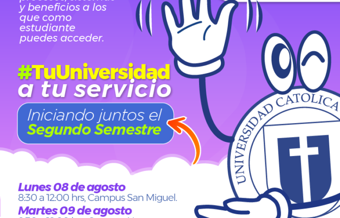 UCM REALIZARÁ FERIA INFORMATIVA DE BIENVENIDA II SEMESTRE UCM