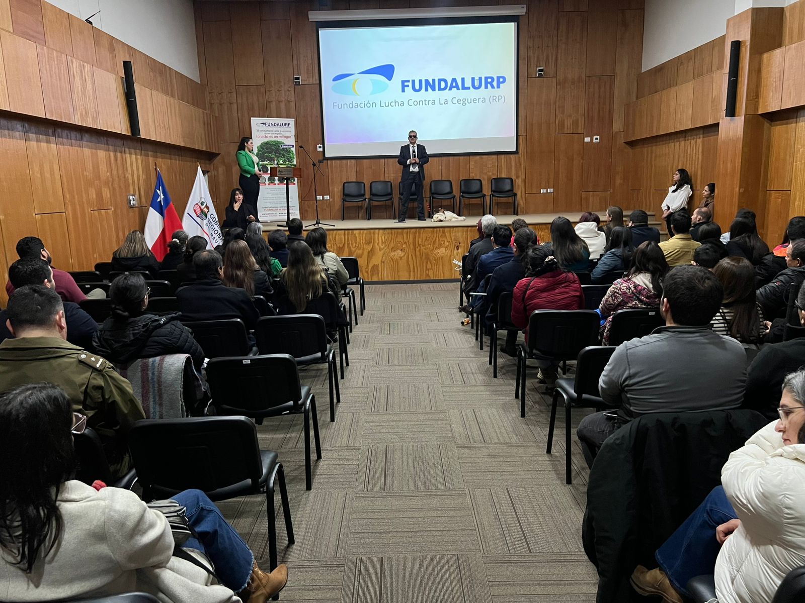 PARI UCM participó en la inauguración de la nueva sede de la Fundación Lucha contra la Rinitis Pigmentosa en la Región del Maule